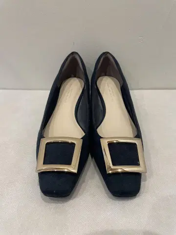 스퀘어 버클 펌프스 그린 라벨 릴랙싱 23cm