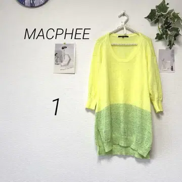 10268 MACPHEE 맥피 얇은 소재 니트 투모로우랜드 린넨 혼방