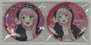 뱅드림! BanG Dream! 캔뱃지 치하야 아논 2점 세트