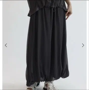 야마다야 LASUD 쉬폰 벌룬 스커트