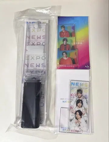 NEWS EXPO 응원봉 아크릴 스탠드 3종 세트
