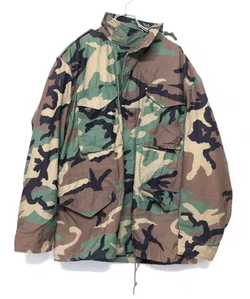 US.ARMY 구제 의류 M65 카모 패턴 우드랜드 카모 필드 자켓