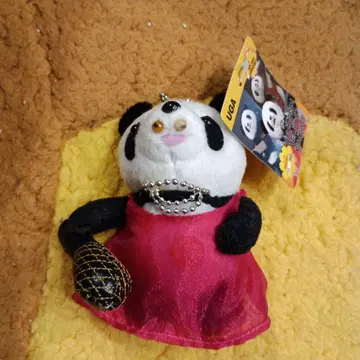 UGA 팬더 봉제 인형 키링