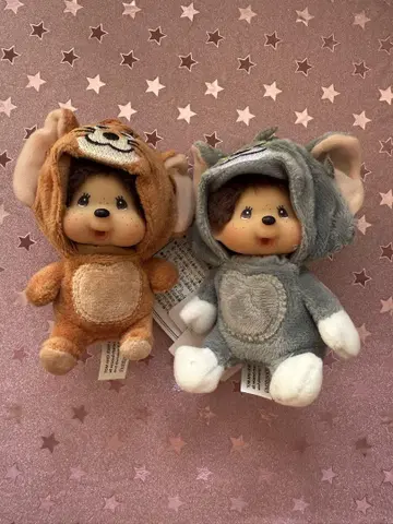 몬치치와 톰과 제리가 콜라보한 키링 세트