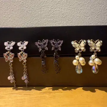 ANNA SUI 안나수이 나비 귀찌 3종 세트