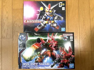 [ 미개봉 새상품 ] 건담 프라모델 BB전사 2체 세트 사자비/건담
