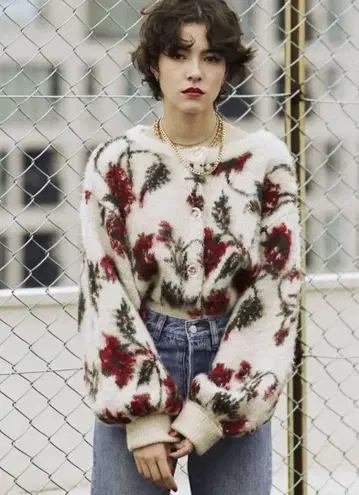 jouetie 쥬에티 패턴 모헤어 라이크 2WAY 가디건