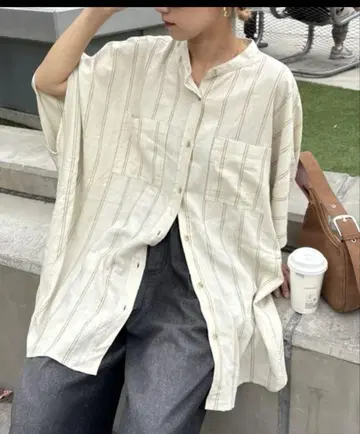차오패닉 티피 린넨 레이온 돌먼 셔츠
