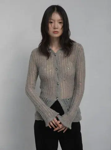 OHTORO Feather Damage Cardigan