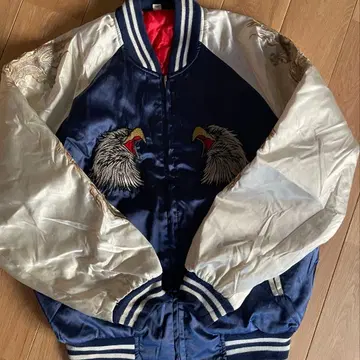 요코스카 스카잔 독수리 용 자수 네이비