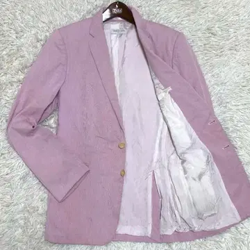 [ 고품질 ] 드리스반노튼 테일러드 자켓 스트라이프 빨간색 화이트 46