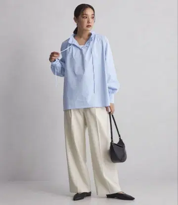 그린 레이블 릴랙싱 셔츠 블라우스