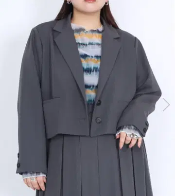 PUNYUS 숏 테일러 자켓 3L