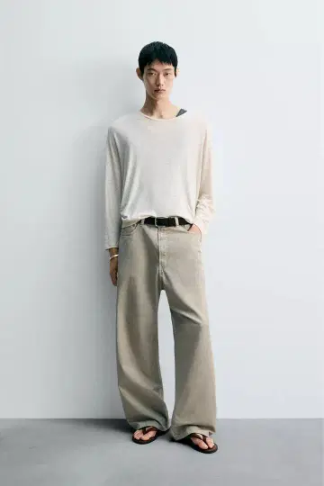 BAGGY FIT 데님 팬츠