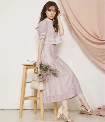 노엘라 플라워 레이스 셋업