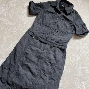 VICTORINOX 벨트 포함 밀리터리 셔츠 원피스 M 빅토리녹스