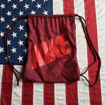 00s 빈티지 NIKE 냅색 올 패턴 와인 레드 x 레드