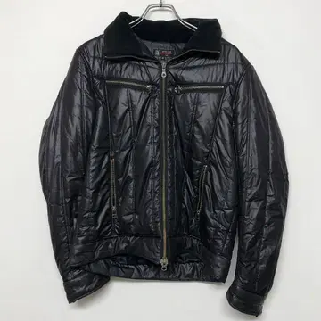 MICHEL KLEIN HOMME 구제 의류 코듀로이 옷깃 퍼퍼 자켓