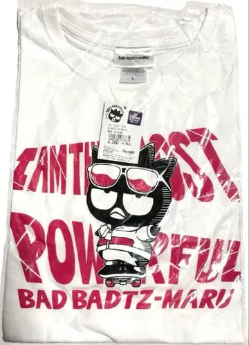 바츠마루 30주년 T셔츠 화이트 L사이즈 스케이트보드