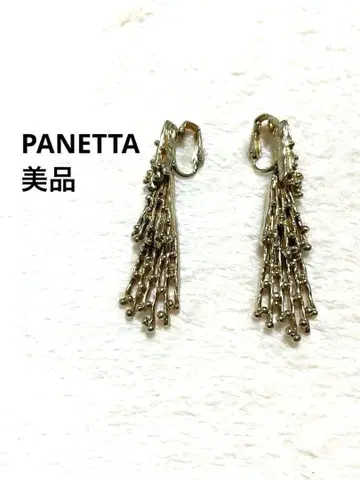 새상품급 PANETTA 파네타 빈티지 귀찌 골드 프린지