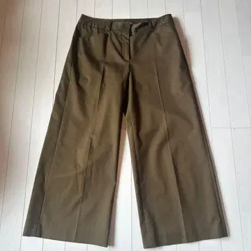 theory luxe 와이드 팬츠 042 올리브