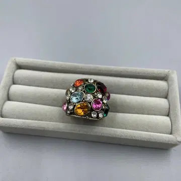 239 빈티지 보석 다채 반지 사이즈 약 10호