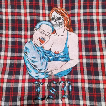 Born x Raised 퀼팅 플란넬 셔츠 본앤레이즈드