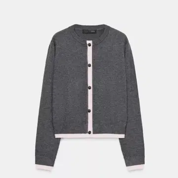 ZARA 콤비 니트 가디건 L