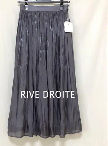 [미사용 택 포함] RIVE DROITE 개더 스커트 손세탁 가능 일본제