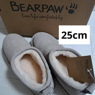 베어파우 통굽 숏부츠 어그 부츠 25cm 베이지