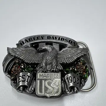 할리 데이비슨 벨트 버클 USA 제조