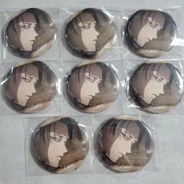 진격의 거인 WIT STUDIO 리바이 캔뱃지 8개