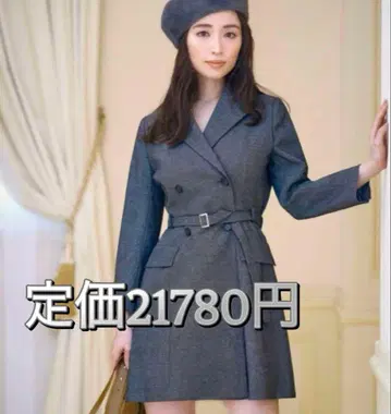 컨디션 최상 snidel 자켓 미니 원피스 그레이 사이즈 S 스나이델