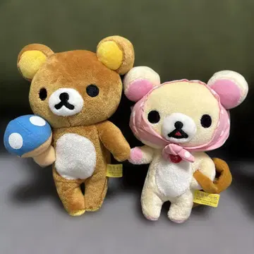 리락쿠마 버섯 사냥 컬렉션 리락쿠마 코리락쿠마 봉제 인형