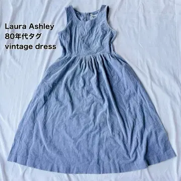 80s 택 로라 애슐리 빈티지 드레스 원피스 L 레트로 구제 의류