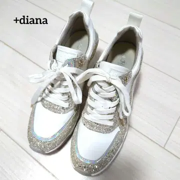 +다이애나 다이애나 라메 힐 스니커즈 글리터 23.5cm