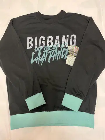 BIGBANG 라스트 댄스 맨투맨 M 속기모