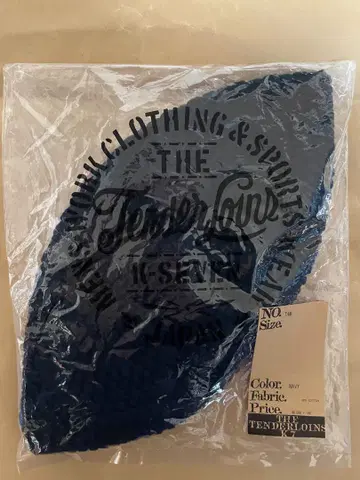 주말 가격 TENDERLOIN TAM 텐더 로인 타무 네이비 니트