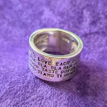 MOSCHINO 반지 실버 925