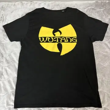 WU-TANG 로고 T셔츠 블랙