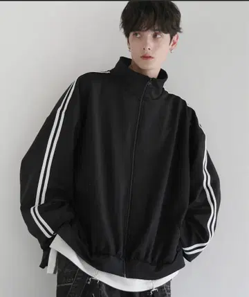 LILL 페이크 서스펜더 트랙 자켓 XL