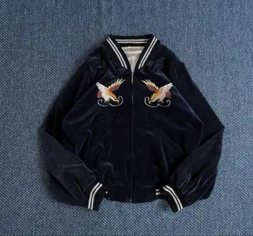 70's Souvenir Jacket 벨벳 벨로아 빈티지