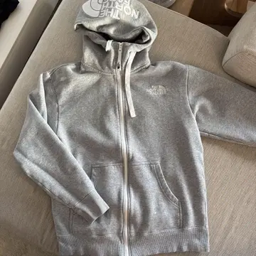 THE NORTH FACE 그레이 풀 집업 후드티 그레이 M
