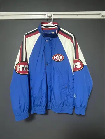 HYSTERIC GLAMOUR 와펜 스탠드 카라 자켓