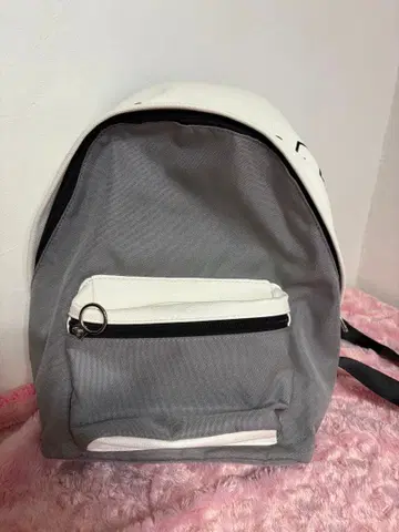 CECIL McBEE 그레이 화이트 백팩