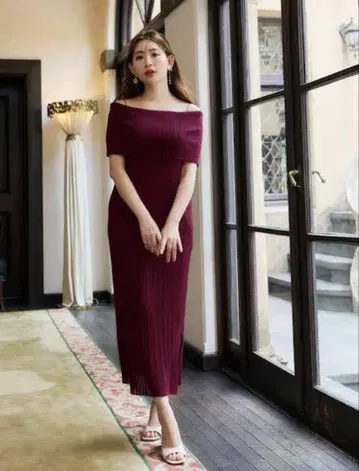 Plage Random Rib Knit Dress