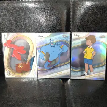 홀로그램 카드 세트 topps chrome disney