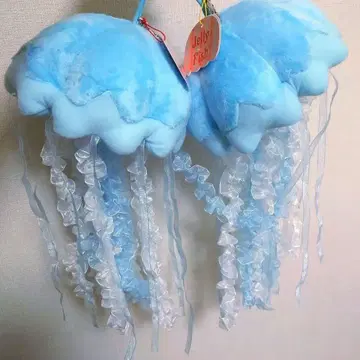 Jellyfish 스카이블루 봉제 인형 x 2개 [배송비 포함]