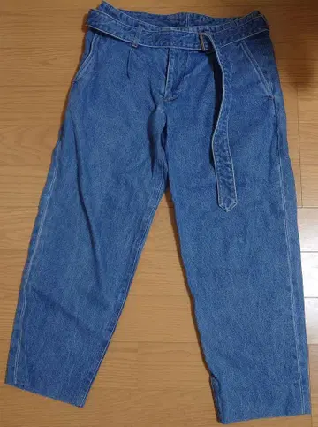 KUON x DAN Denim Tapered Pants Blue