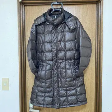 남성용 퀼팅 고함량 다운 80% 페더 20% 경량 하프 코트